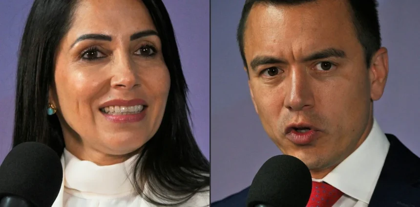 Daniel Noboa y Luisa González