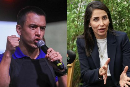 Luisa González y Daniel Noboa