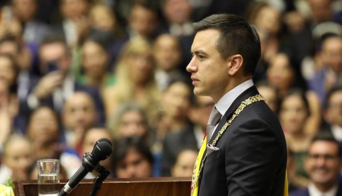 Ecuador en crisis. El presidente Daniel Noboa tiene respaldo internacional para combatir la creciente violencia de grupos criminales.