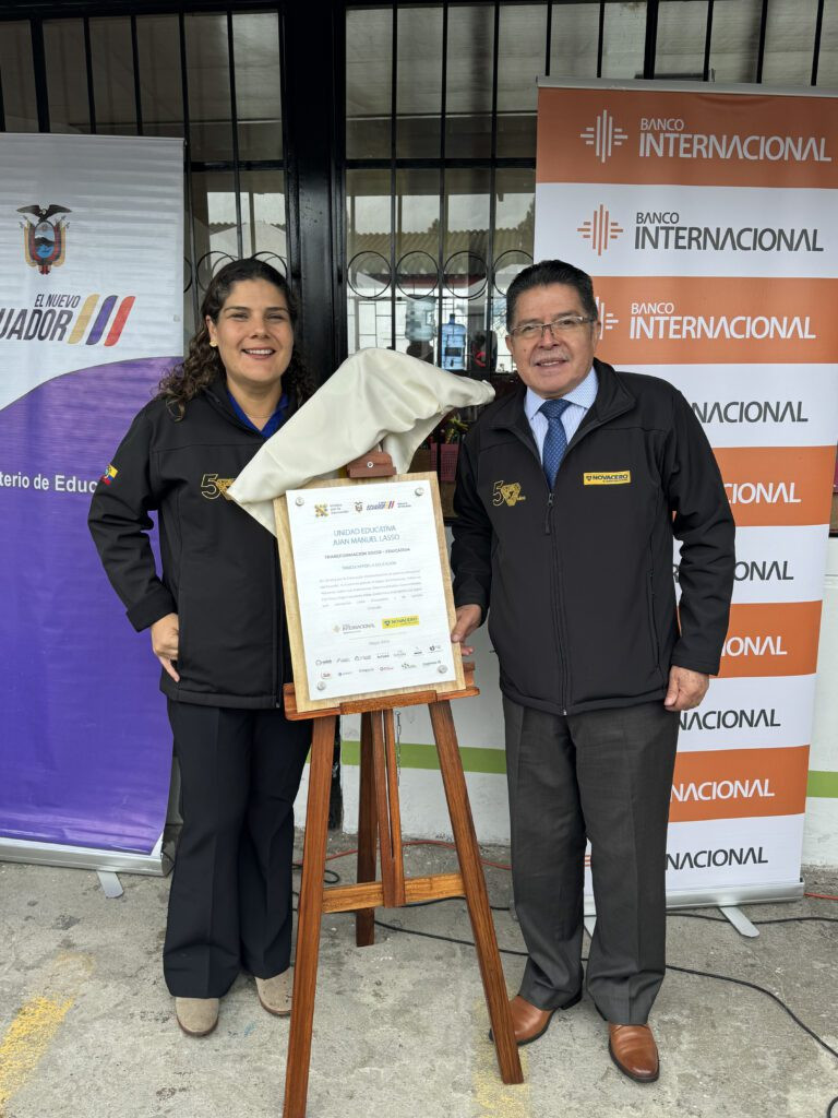 Proyecto de Transformación: Novacero impulsa educación y calidad de vida en Ecuador mediante voluntariado, materiales reciclables
