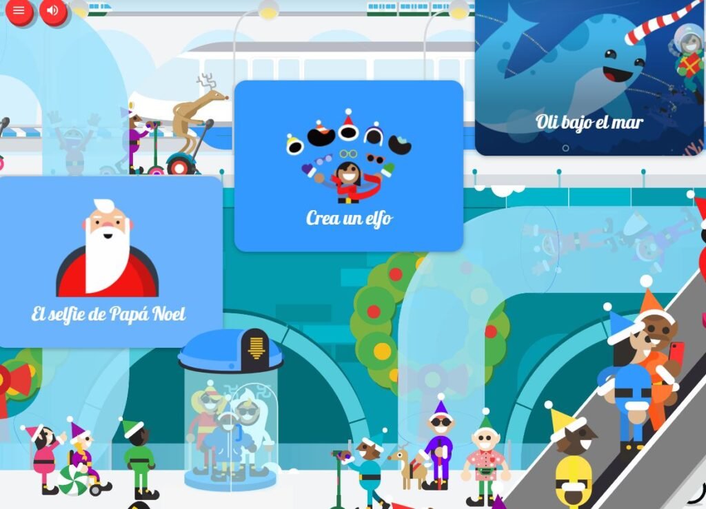 El Santa Tracker de Google permite seguir en vivo el recorrido de Papá Noel mientras reparte regalos esta Navidad.