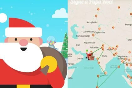 El Santa Tracker de Google permite seguir en vivo el recorrido de Papá Noel mientras reparte regalos esta Navidad.