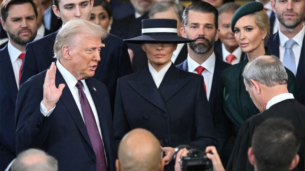 Donald Trump asumió su segundo mandato como presidente de EE.UU. en una ceremonia marcada por anuncios controversiales.