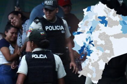 Ecuador cerró enero de 2025 con 781 muertes violentas, el mes más violento de la historia reciente del país.