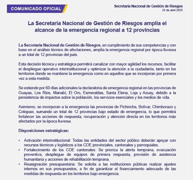 Emergencia nacional