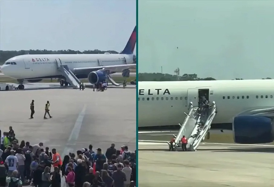 Incendio de avión