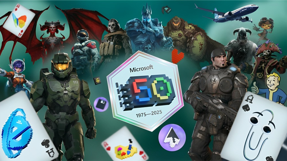 Microsoft celebra su 50.º aniversario