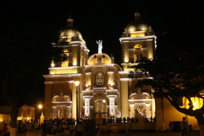 Vista panorámica de la Catedral de Chiclayo, ciudad del Papa Robert Prevost