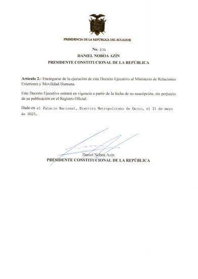 Embajadora de Ecuador en Argentina