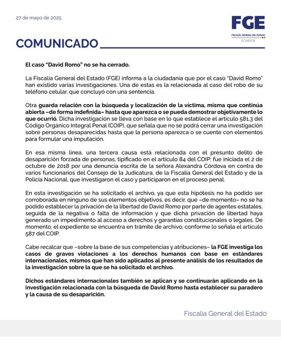 caso David Romo