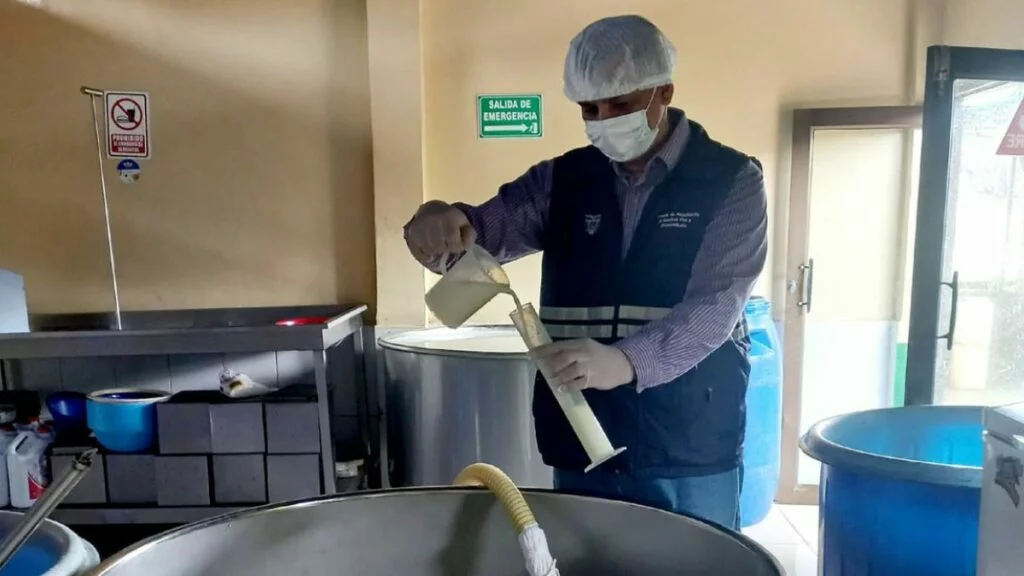 exportación de leche