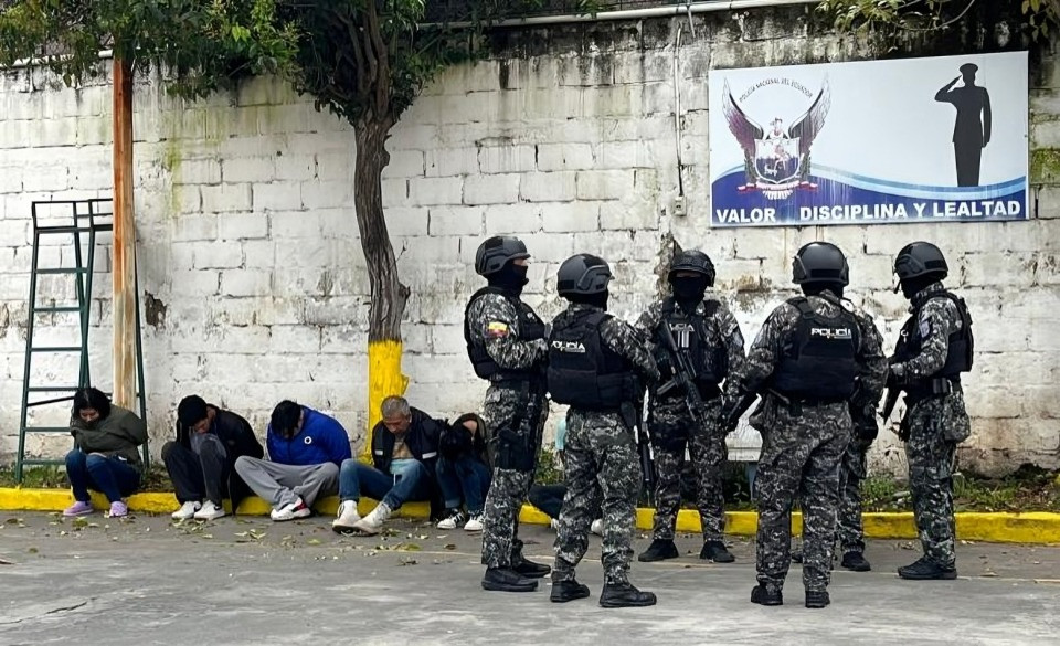 Operativo policial en Solanda