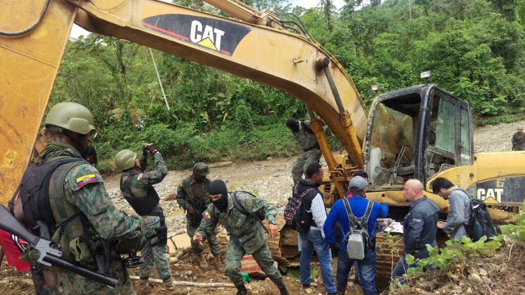 minería ilegal en Ecuador