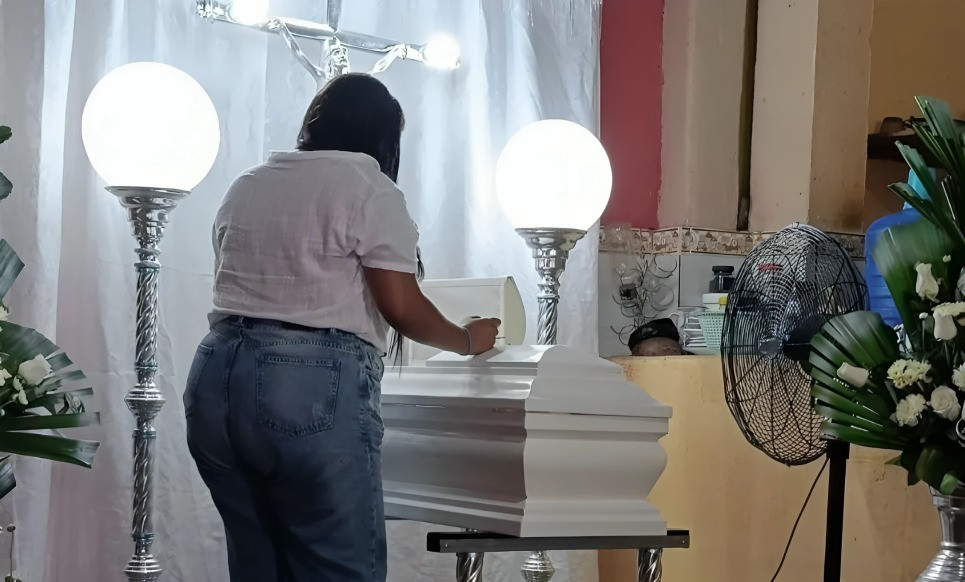 Escena del ataque armado en velorio en Babahoyo, Los Ríos, donde una niña de un año y medio perdió la vida