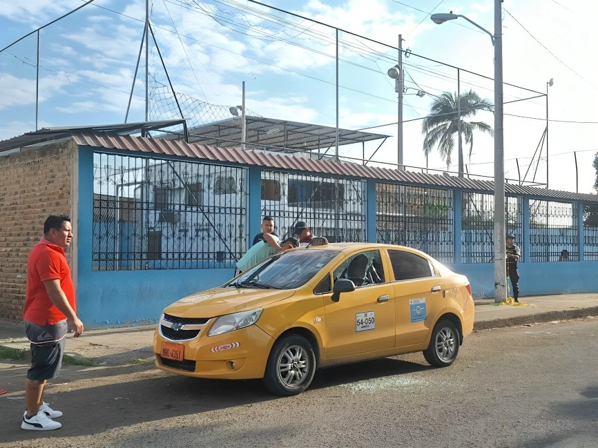 Lugar del crimen del taxista en Manta fue frente a una estación de GLP
