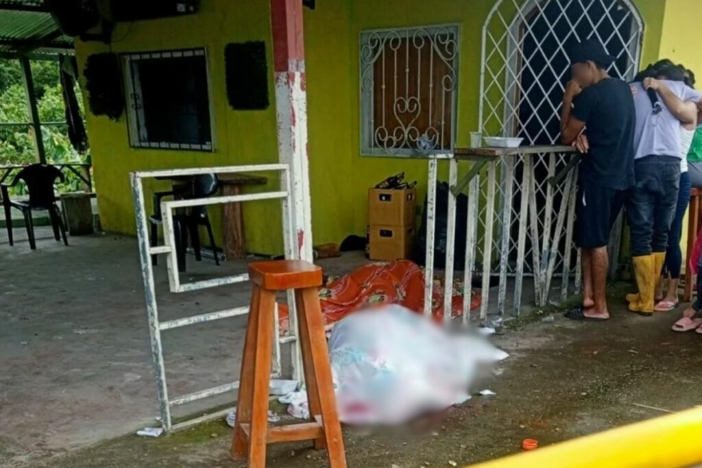 Escena del crimen en billar de Puerto Quito donde tres hombres fueron asesinados tras una discusión
