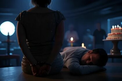 Mujer detenida en Quito acusada de asesinato durante una fiesta de cumpleaños, con cuchillo en mano, tras discusión con su conviviente.