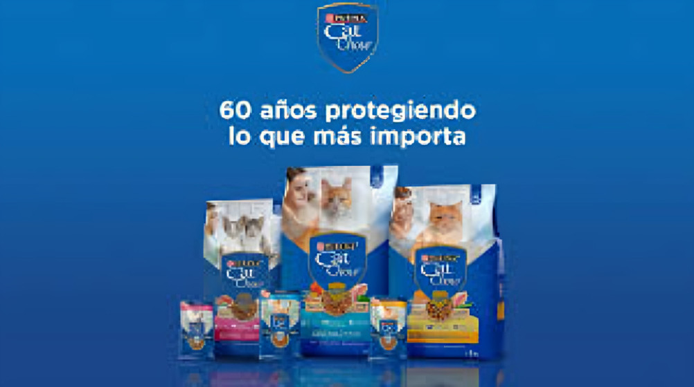 Cat Chow protege gatos desde hace 60 años, con ciencia, innovación y nutrición especializada para cada etapa de vida.