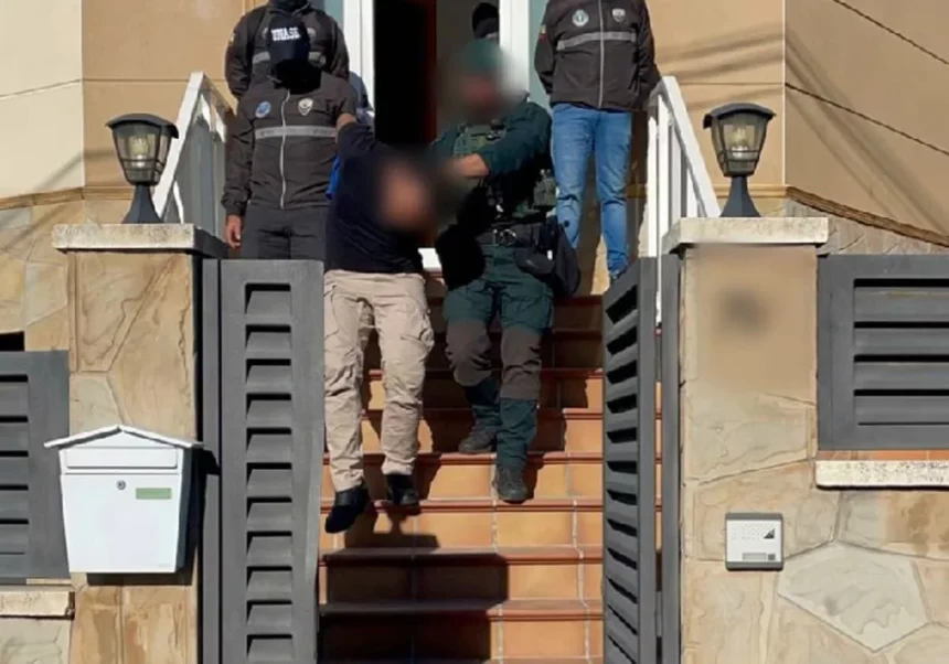 Comandante Willy en audiencia de extradición en España por cargos de terrorismo en Ecuador.