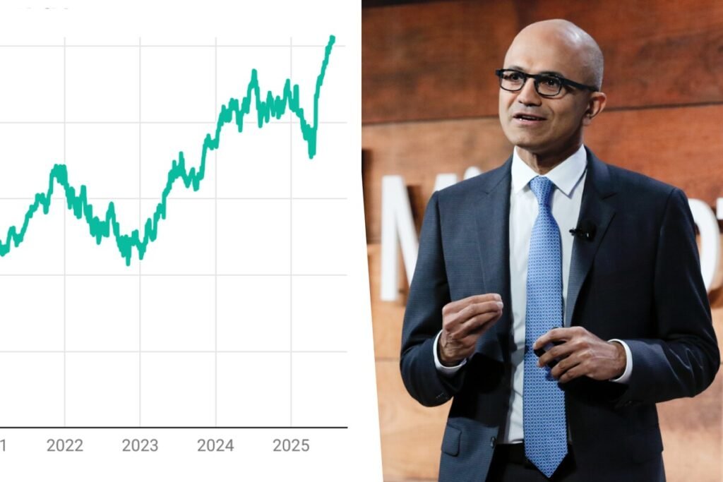 Microsoft alcanza récord