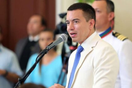 Presidente Daniel Noboa anuncia la Ley de Fundaciones como proyecto económico urgente
