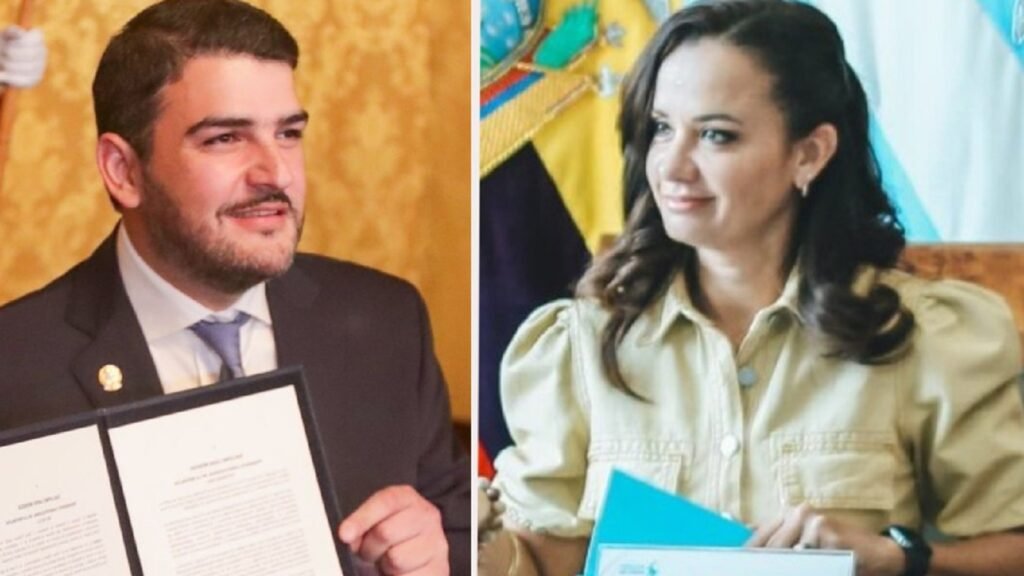 Marcela Aguiñaga y Aquiles Alvarez enfrentados por el paso elevado en Los Ceibos