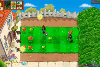 Imagen promocional de Plants vs. Zombies Replanted con gráficos remasterizados