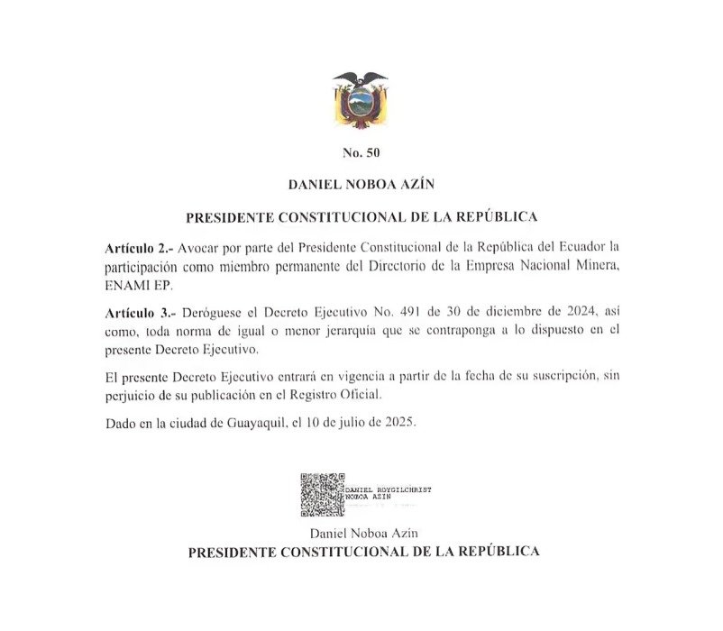 Decreto Ejecutivo