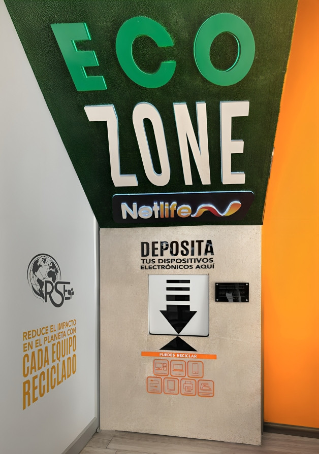 Netlife fortalece su compromiso ambiental mediante su modelo de economía circular Netlife, gestionando residuos tecnológicos y fomentando
