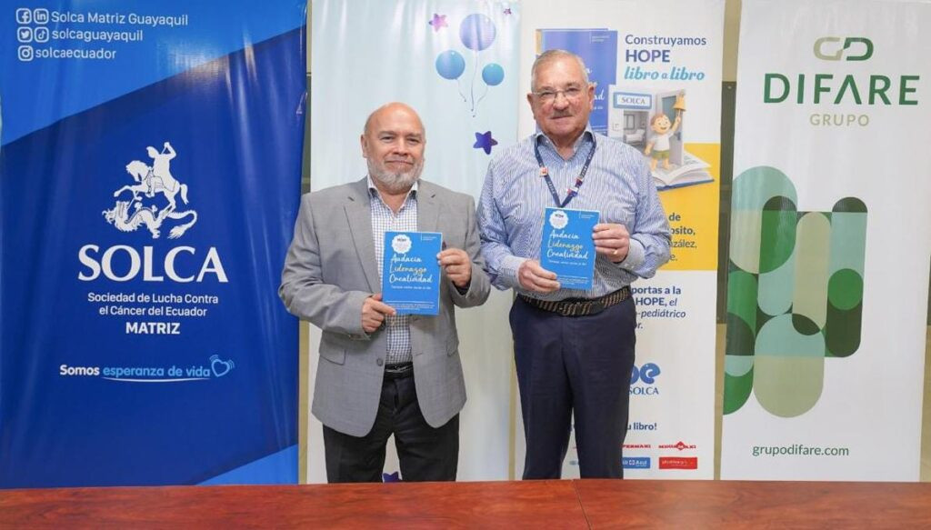 El hospital onco-pediátrico HOPE avanza gracias a la venta del libro de Carlos Cueva, que destina fondos para su construcción.