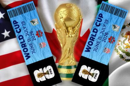 Trofeo del Mundial durante la presentación oficial del torneo FIFA 2026