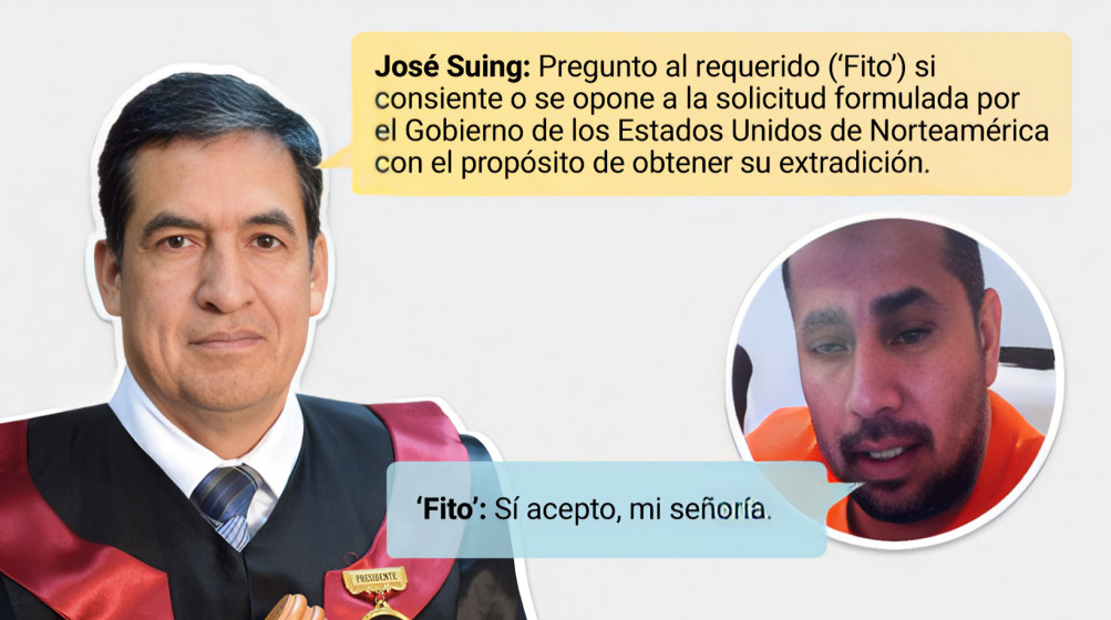 José Adolfo Macías, alias ‘Fito’, aceptó ser extraditado a EE. UU. desde Ecuador. El proceso será simplificado tras su consentimiento.