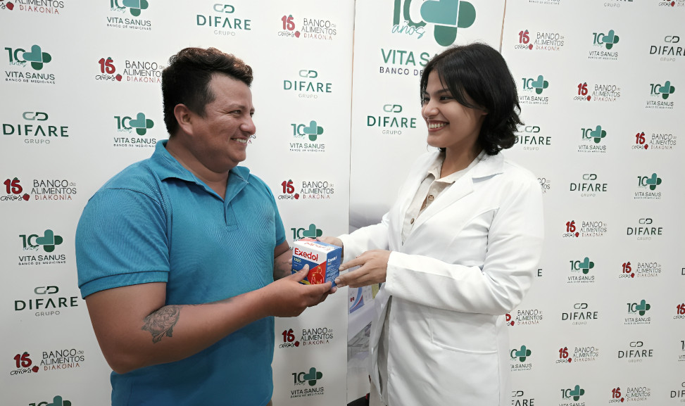Entrega de medicamentos por VITA SANUS en alianza con fundaciones