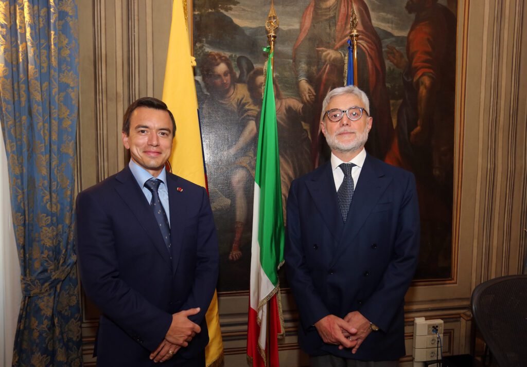 El Presidente Noboa concluye su visita oficial en Italia