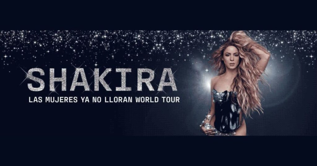 Shakira, gira mundial Las Mujeres Ya No Lloran 2025