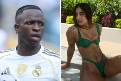 Isabella Ladera y Vinícius Júnior captados juntos en restaurante de Miami
