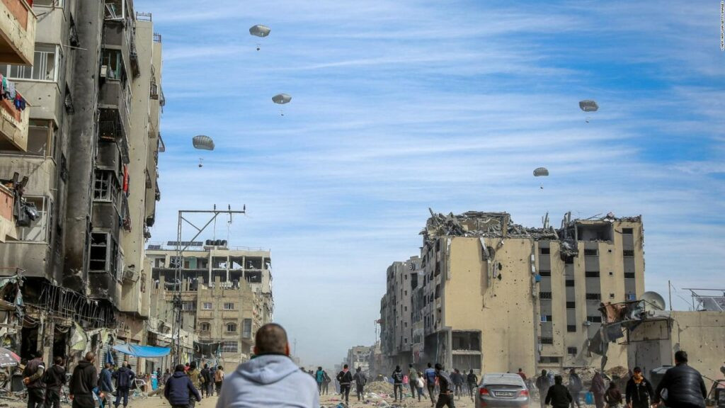 ayuda humanitaria sobre Gaza