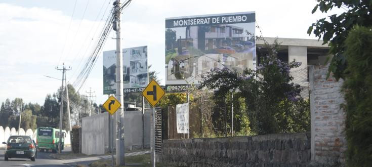 desarrollo urbano en Puembo