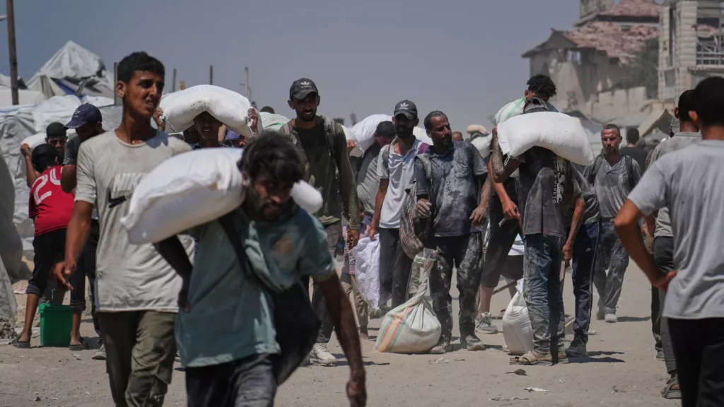 ayuda humanitaria sobre Gaza