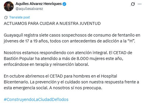 Fentanilo en Guayaquil