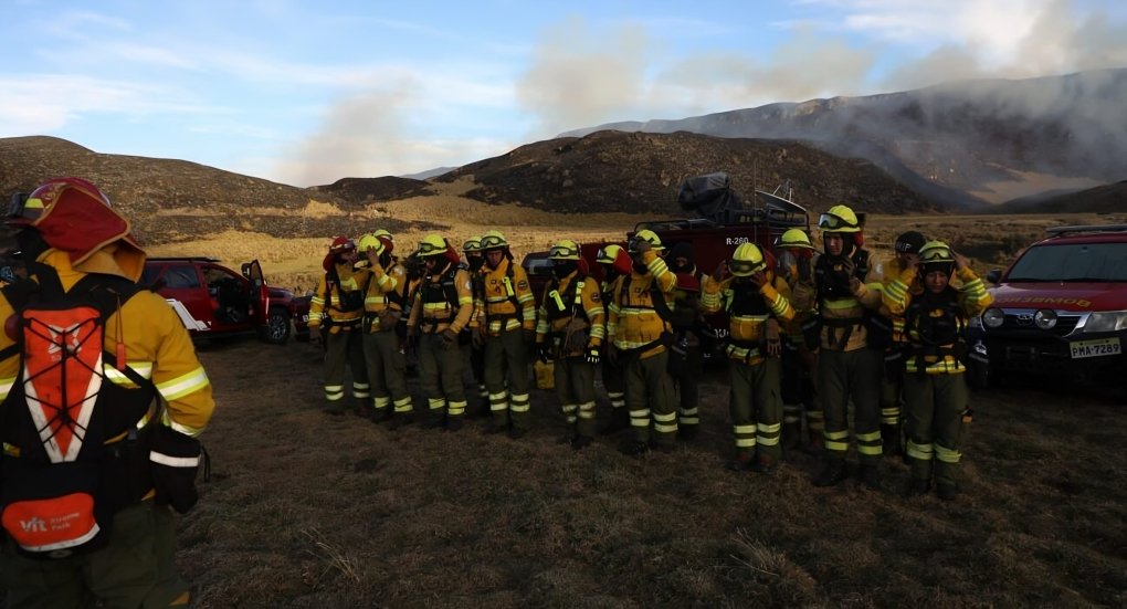 Incendio en Cotacachi-Cayapas fue liquidado por bomberos