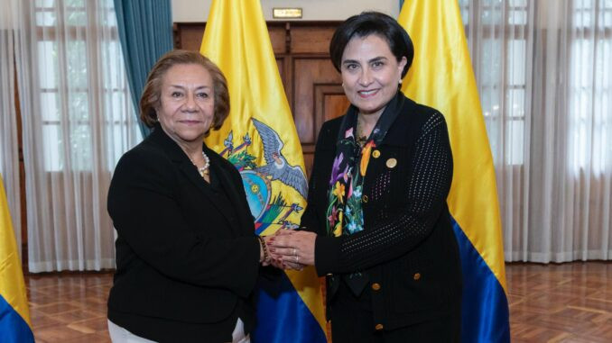Ecuador y Colombia