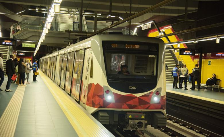 Estación del Metro de Quito tras suspensión de contrato de mantenimiento
