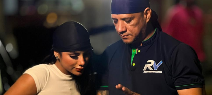 Abigail Lalama grabando videoclip urbano tras polémica por video íntimo filtrado.