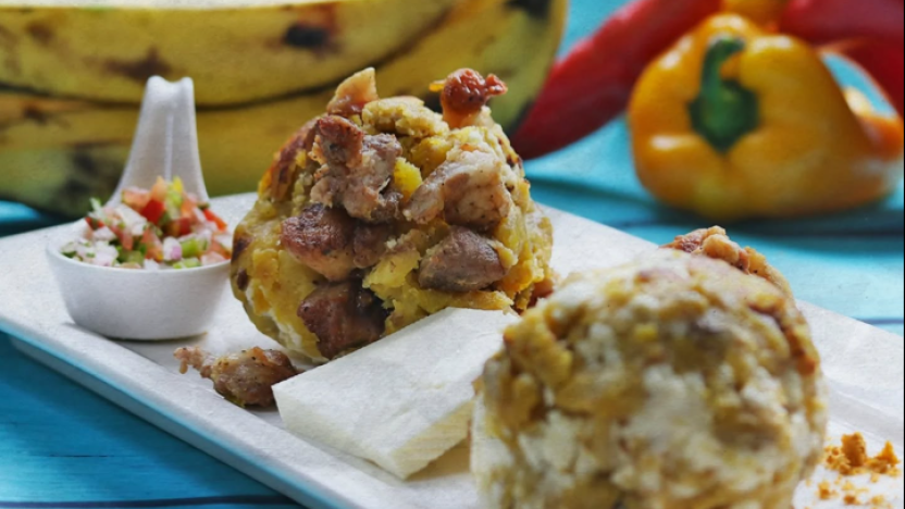 Bolón de verde, desayuno típico de Ecuador en el Mundial de Ibai Llanos