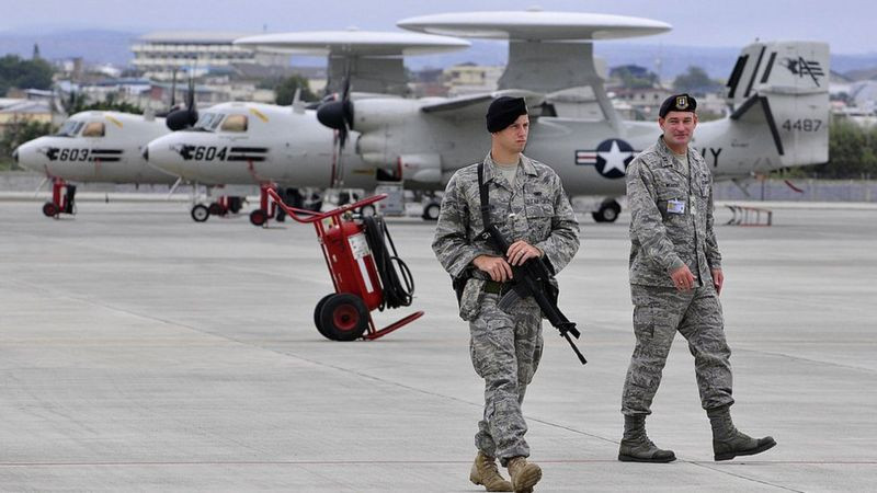 Magistrados de Corte Constitucional en sesión sobre bases militares extranjeras Ecuador
