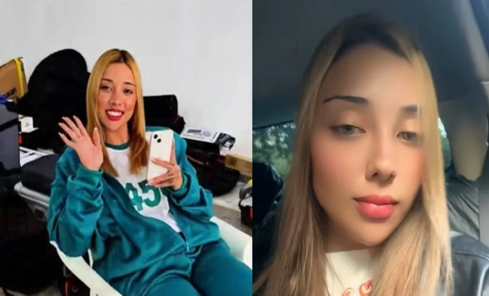 Vitoria Beatriz en una escena grabada por Inka Productions