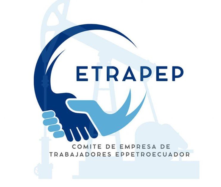 Trabajadores de Petroecuador en asamblea sindical discutiendo medidas de protesta ante despidos masivos