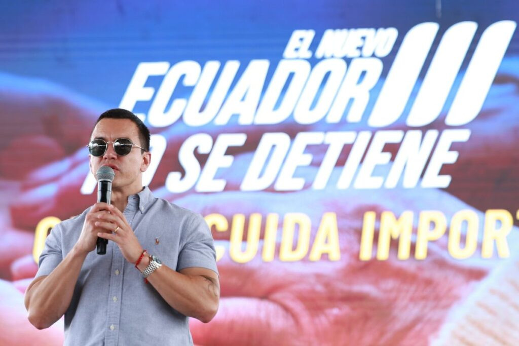 Daniel Noboa anuncia marcha contra Corte Constitucional de Ecuador