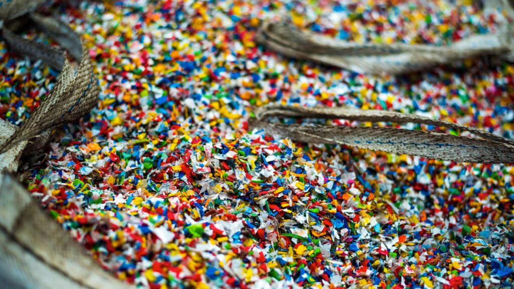 Partículas de microplásticos